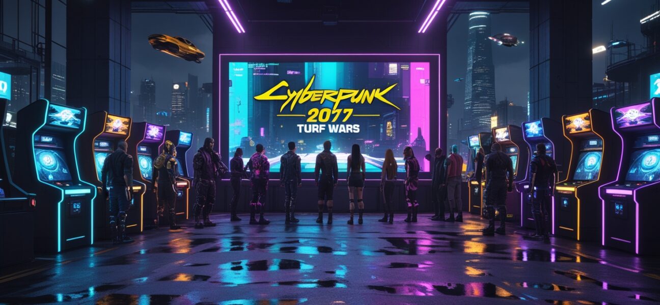 cyberpunk 2077 turf wars arcade game