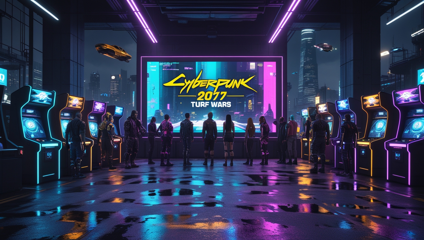 cyberpunk 2077 turf wars arcade game